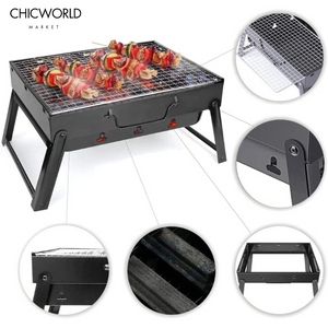 FLEXIGRILL™ - Parrilla Plegable 35x27x20 cm